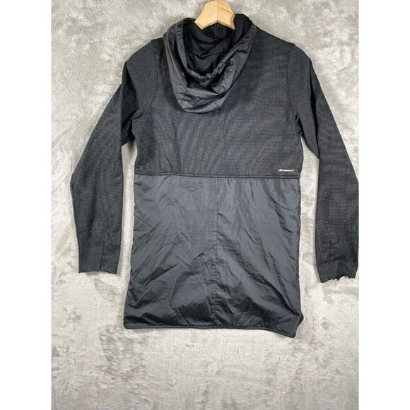 Adidas ClimaWarm Black Pullover Hoodie Women's Medium Thermal Athletic Layer - Picture 9 of 14